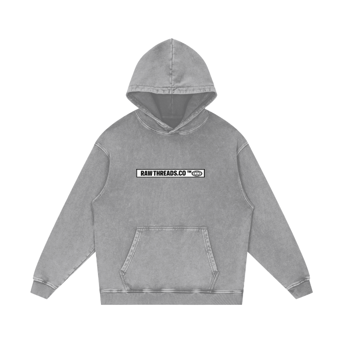 RT LOGO WASHED HOODIE